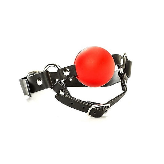 BDSM Ball Gag with Chin Strap Thin - Bondage Gags and Bits