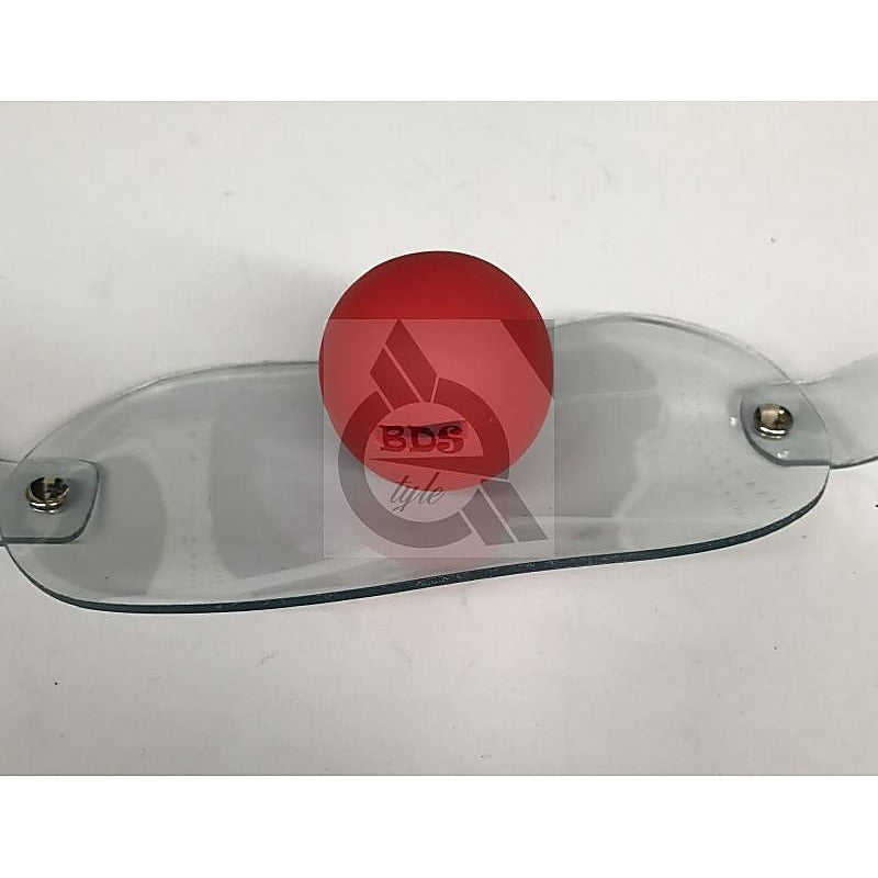 Transparent String Mouth Red Ball Gag by BDStyle - Bondage Gags and Bits