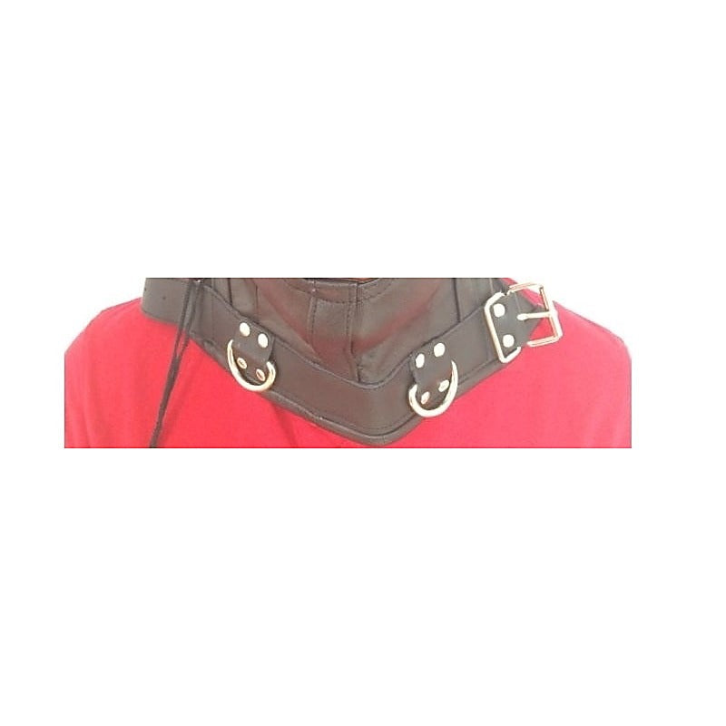 Absolute Kinky Faux Leather Hood by BDStyle - Bondage Hoods