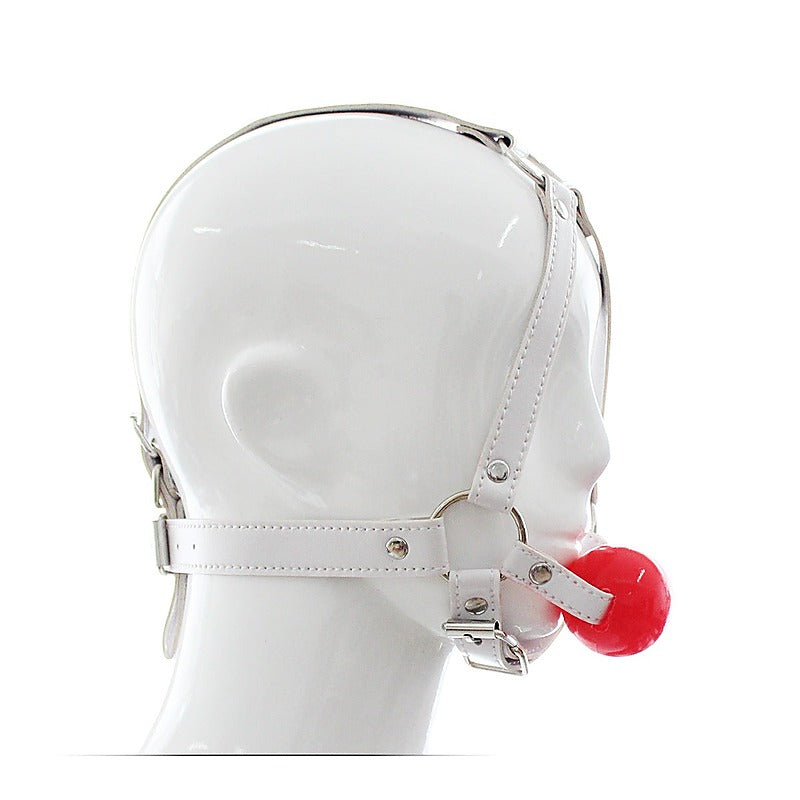 Premium Ball Gag Head Harness by BDStyle - Bondage Gags and Bits