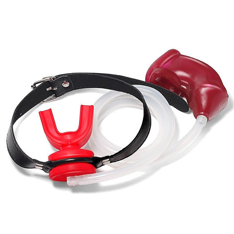 Premium Piss Urinal With Cock Cage by BDStyle - Male Chastity