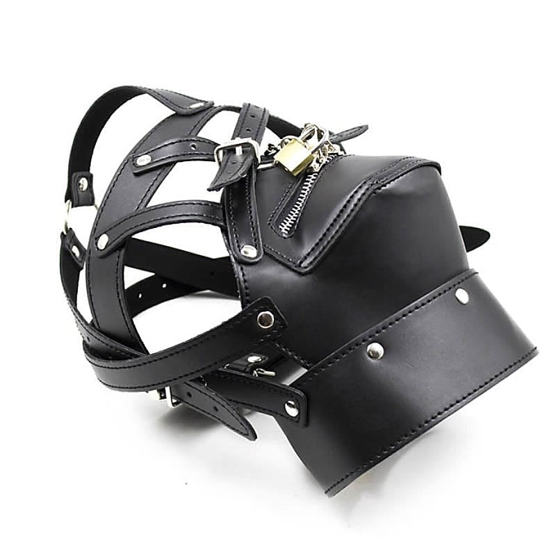 BDSM Hood Harness & Muzzle Thin by BDStyle - Bondage Hoods