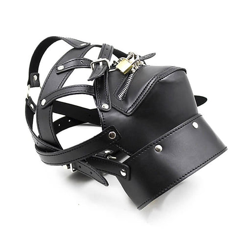 BDSM Hood Harness & Muzzle Thin by BDStyle - Bondage Hoods