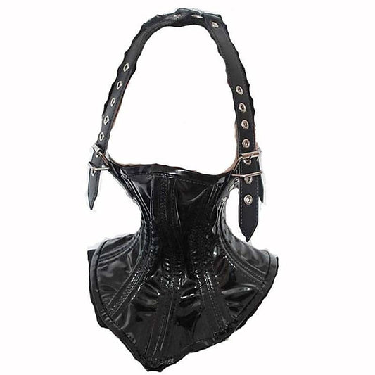 Neck Corset Head Harness Leather by BDStyle - Cuffs and Restraints