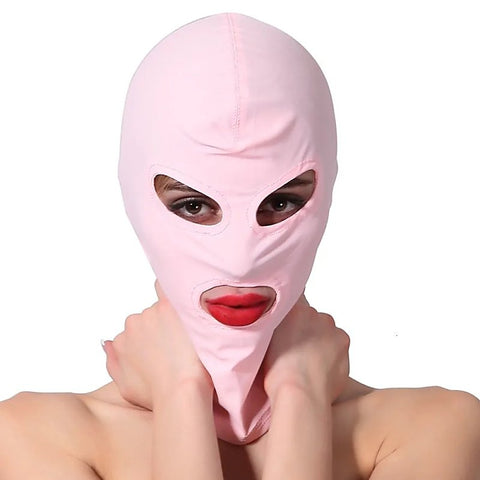 Fantasy Spandex 3 Hole Hood by BDStyle - Bondage Hoods
