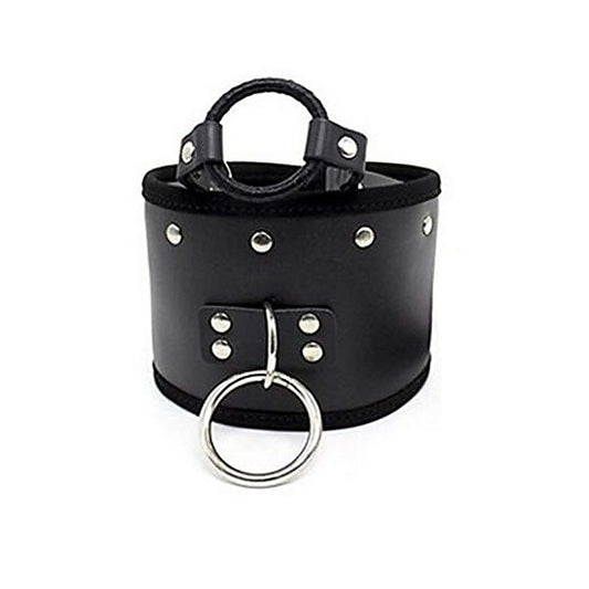Posture Collar & O Ring Gag Heavy - Bondage Gags and Bits