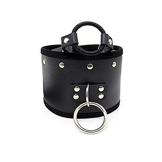 Posture Collar & O Ring Gag Heavy - Bondage Gags and Bits