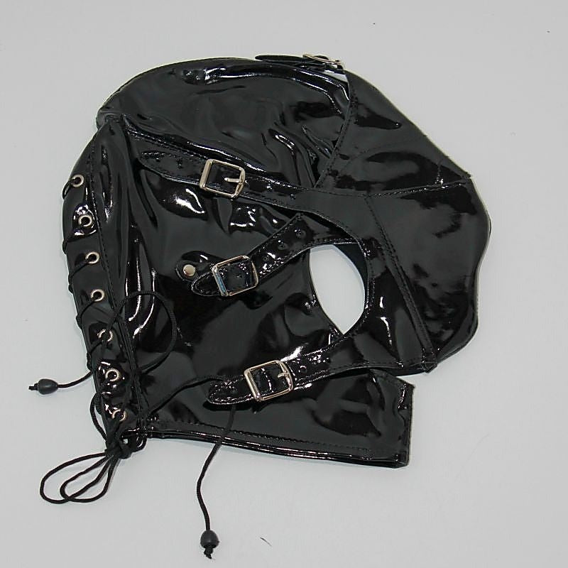Multiplex Bondage Hood Faux Leather by BDStyle - Bondage Hoods