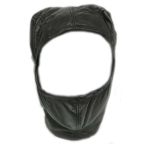 BDSM Open Face Mask Faux Leather - Masks And Blindfolds