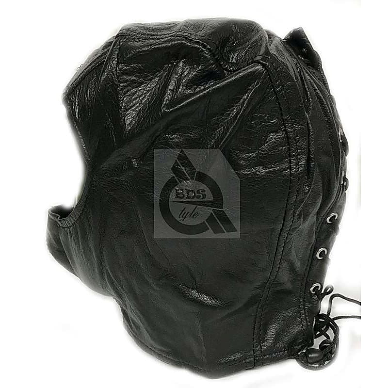 BDSM Open Face Mask Faux Leather - Masks And Blindfolds