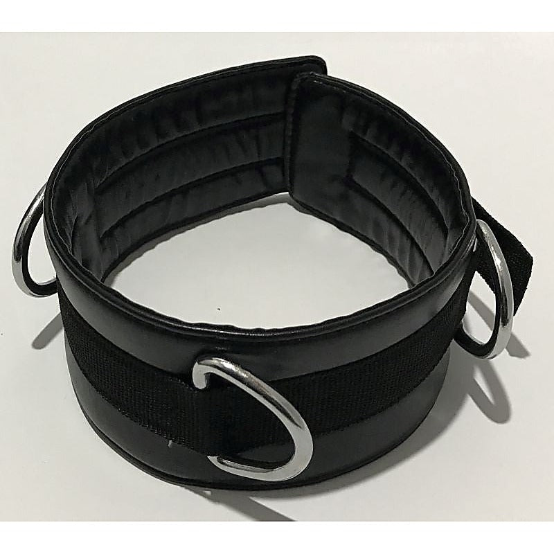 Premium 3 D Rings Bondage Collar by BDStyle - Collars and Leads