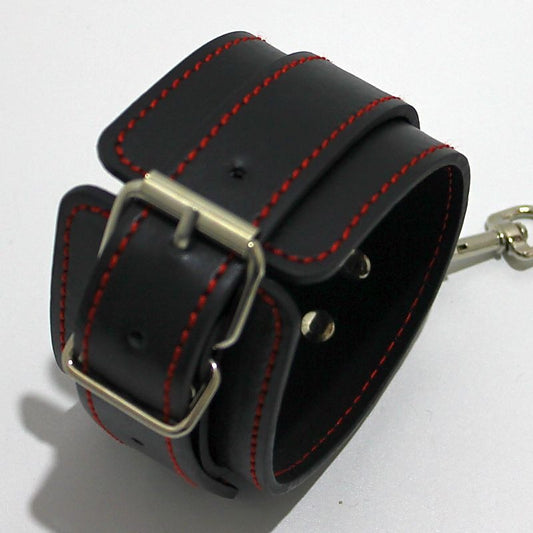 Faux Leather Bondage Wrist and Ankle Restraints by BDStyle - Cuffs and Restraints