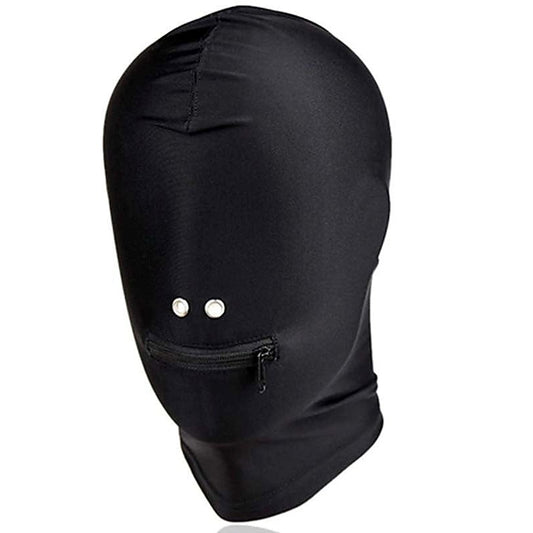 Spandex Zipper Mouth Hood
