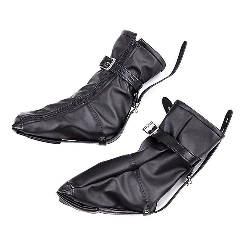 Bondage Booties Faux Leather by BDStyle - Cuffs and Restraints