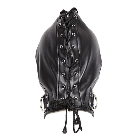 Basic Zipper Hood With O-Ring Collar by BDStyle - Bondage Hoods