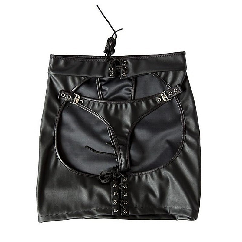 Premium Ladies Open Back BDSM Skirt by BDStyle - Her Fetish