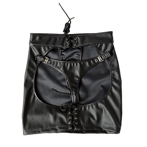 Premium Ladies Open Back BDSM Skirt by BDStyle - Her Fetish