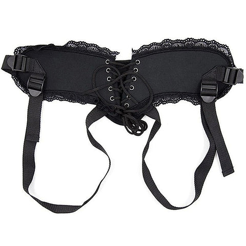 Strap-On Harness With Lace Back - Strap On Sextoys