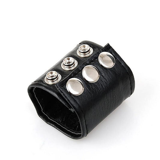 Leather Lined Ball Stretcher by BDStyle - Ball and Cock Toys