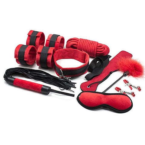 Lucifers Bondage Kit 9 Pcs - Bondage Kits