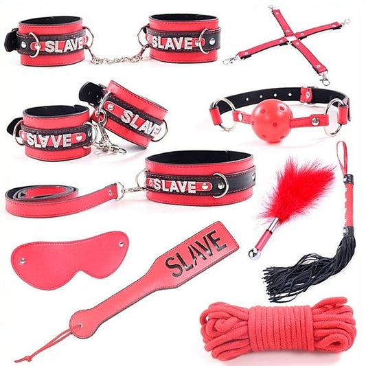 Slave 10 PCS Bondage Kit