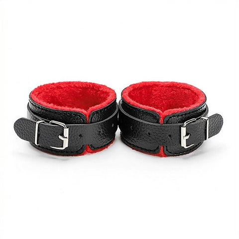 BDStyle Litchi Pattern 10-Piece Plush Bondage Set - Bondage Kits