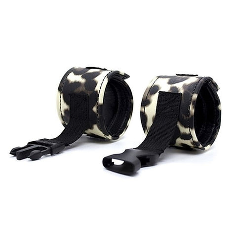Premium Leopard Bondage Kits 3 PCS by BDStyle - Cuffs and Restraints