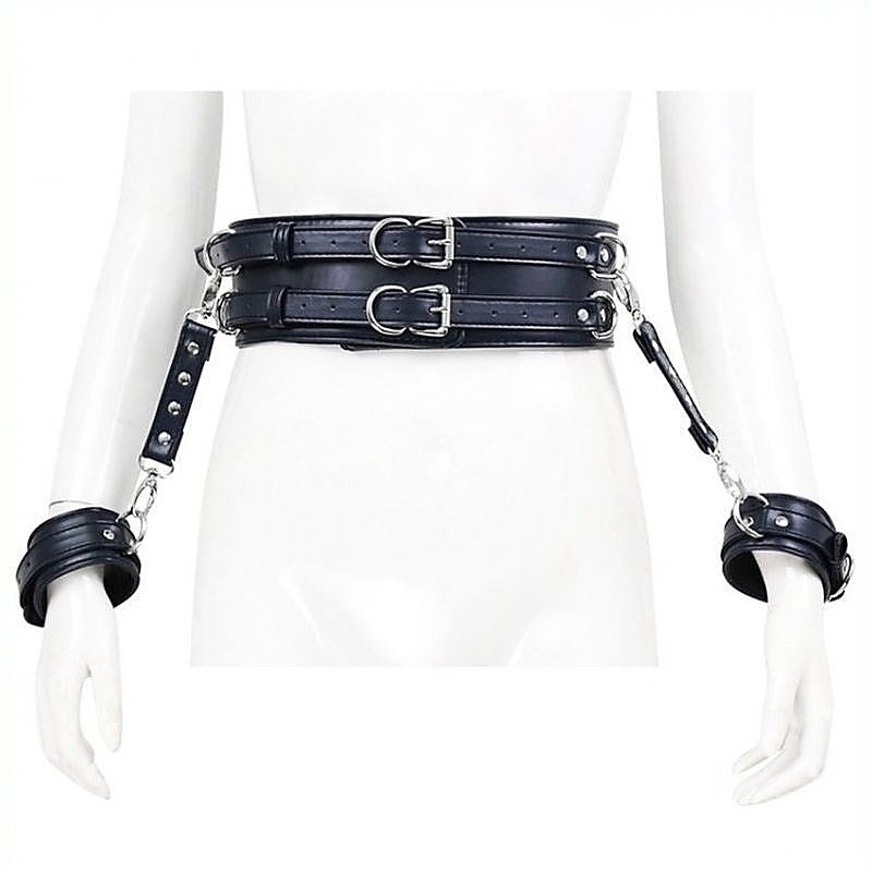 Premium Waist Harness and Handcuffs by BDStyle - Cuffs and Restraints