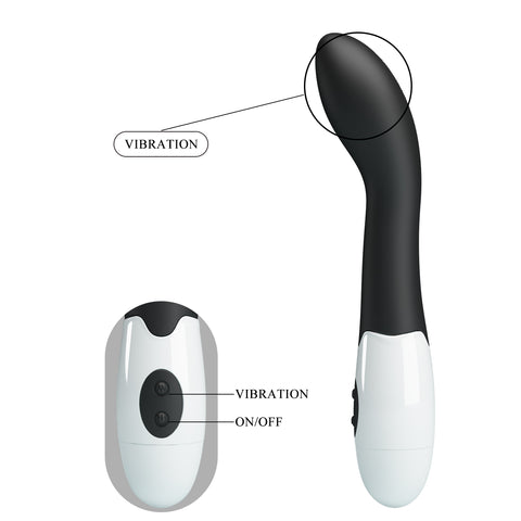 Pretty Love Bishop 30 Functions Curved G Spot Vibrator - G-Spot Vibrators