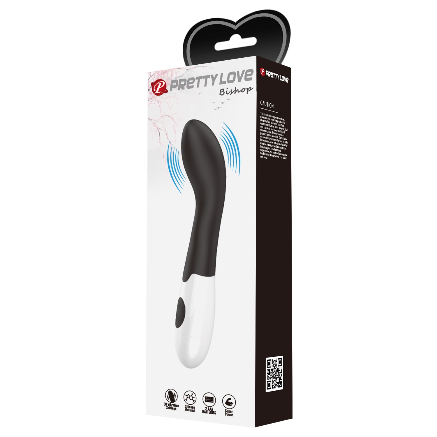 Pretty Love Bishop 30 Functions Curved G Spot Vibrator G-Spot Vibrators