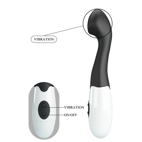 Pretty Love Charles 30 Functions G Spot Vibrator Black - G-Spot Vibrators