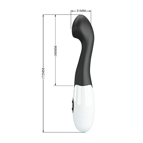 Pretty Love Charles 30 Functions G Spot Vibrator Black - G-Spot Vibrators