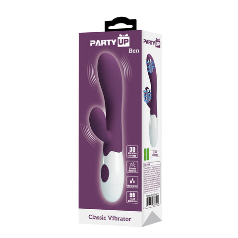 Party Up BEN Classic Multi Functions Rabbit Vibrator - Rabbit Vibrators