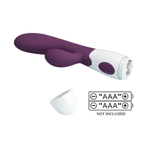 Pretty Love Alvis 30 Functions Rabbit Vibrator Purple - Rabbit Vibrators