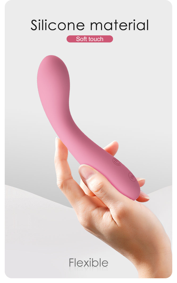 Party Up JOHN Flexible Rechargeable G-Spot Vibrator Pink G-Spot Vibrators