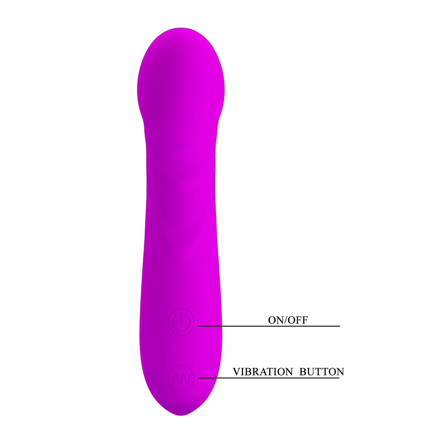 Baile Reuben Petite Rechargeable Silicone G Spot Massager - G-Spot Vibrators