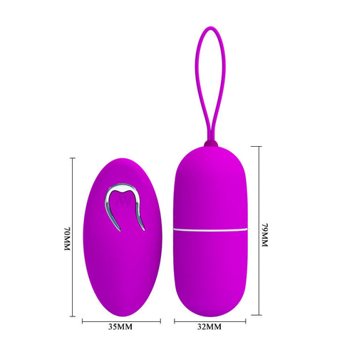 Baile Arvin Remote Controlled Battery Operated Egg Massager - Love Eggs and Kegel Exercisers