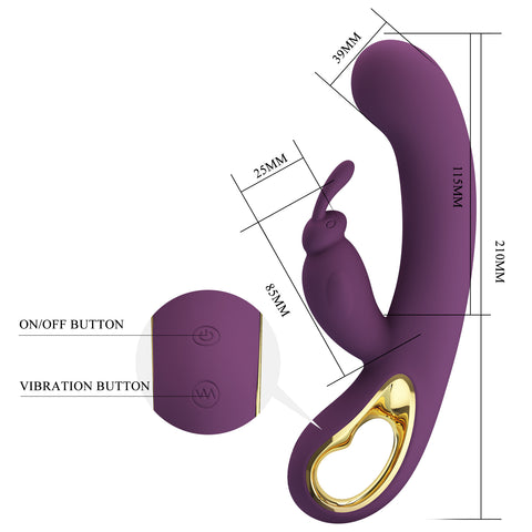 Pretty Love Liam App Control Rabbit Vibrator Byzantium - Rabbit Vibrators