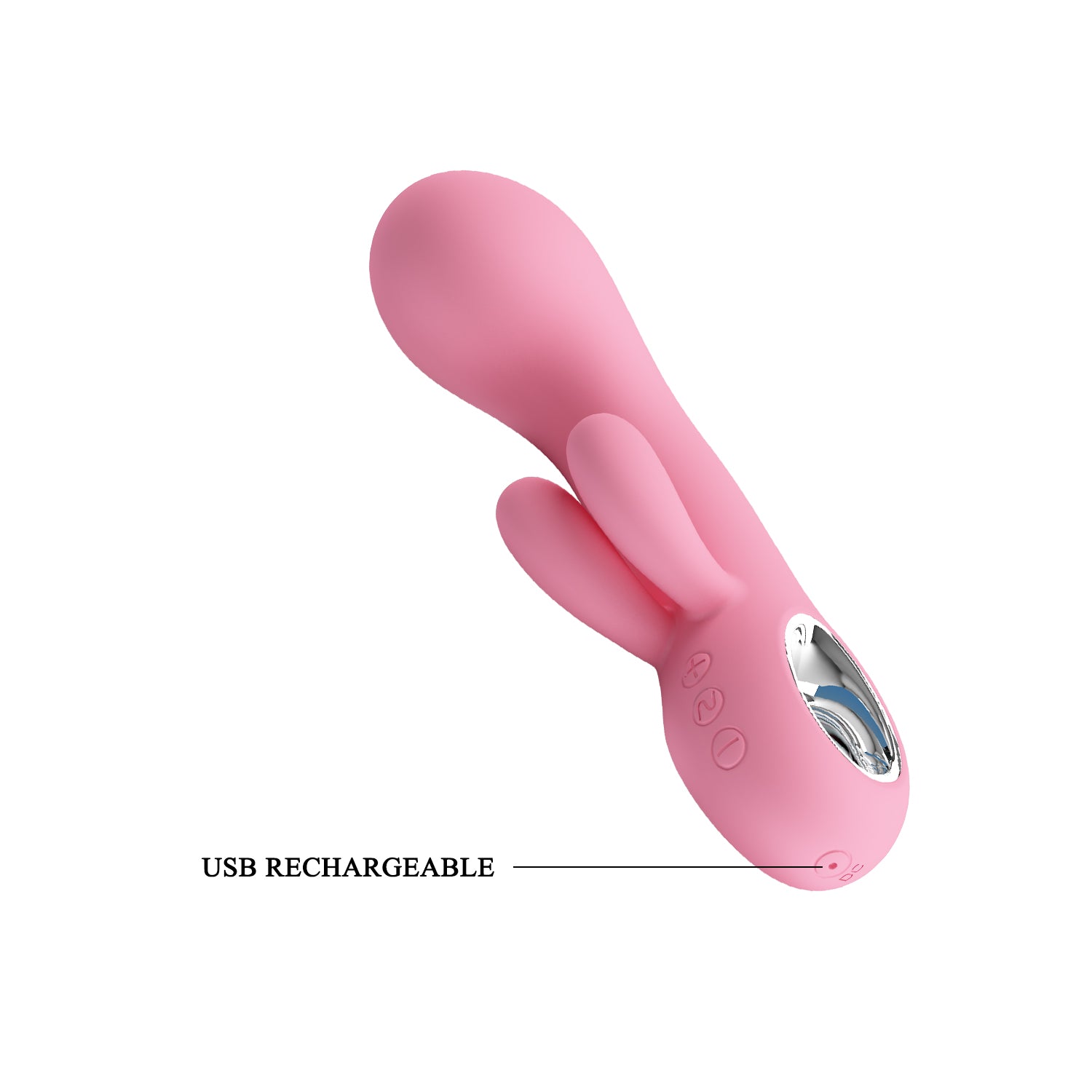 Baile Chris 7 Functions Silicone Rabbit Vibrator - Rabbit Vibrators