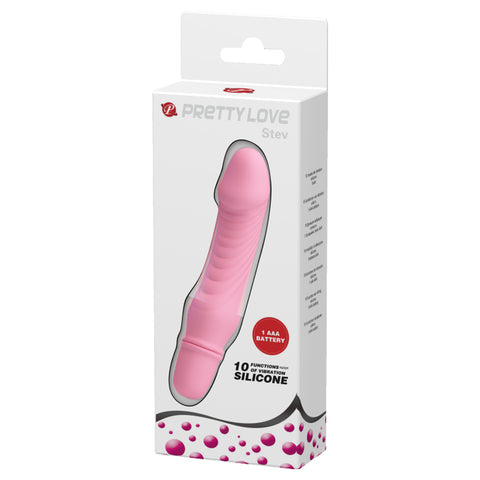 Pretty Love Stev 10 Functions Vibrating Dildo - Vibrating Dildos