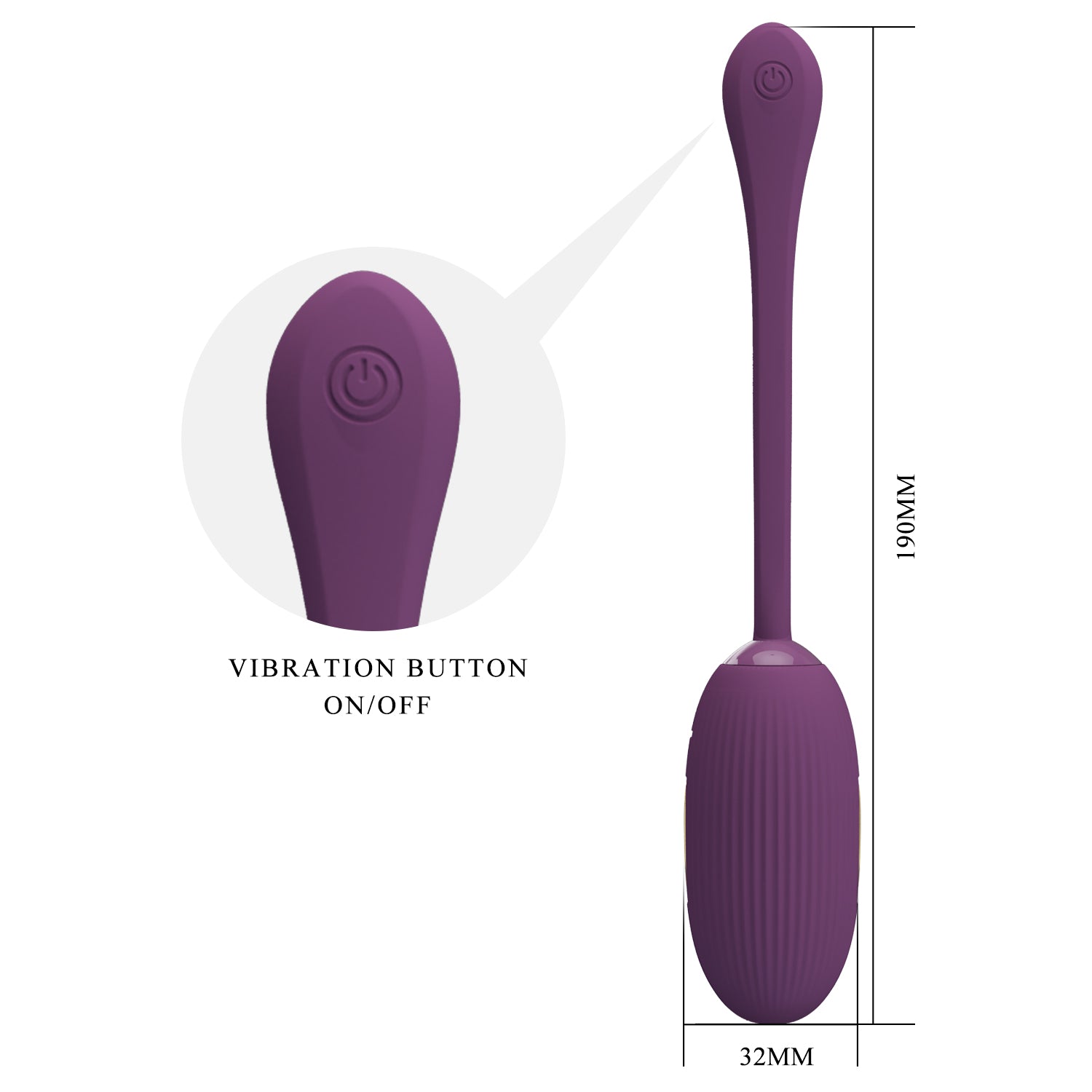 Baile Doreen App Control Love Egg Vibrators Love Eggs and Kegel Exercisers