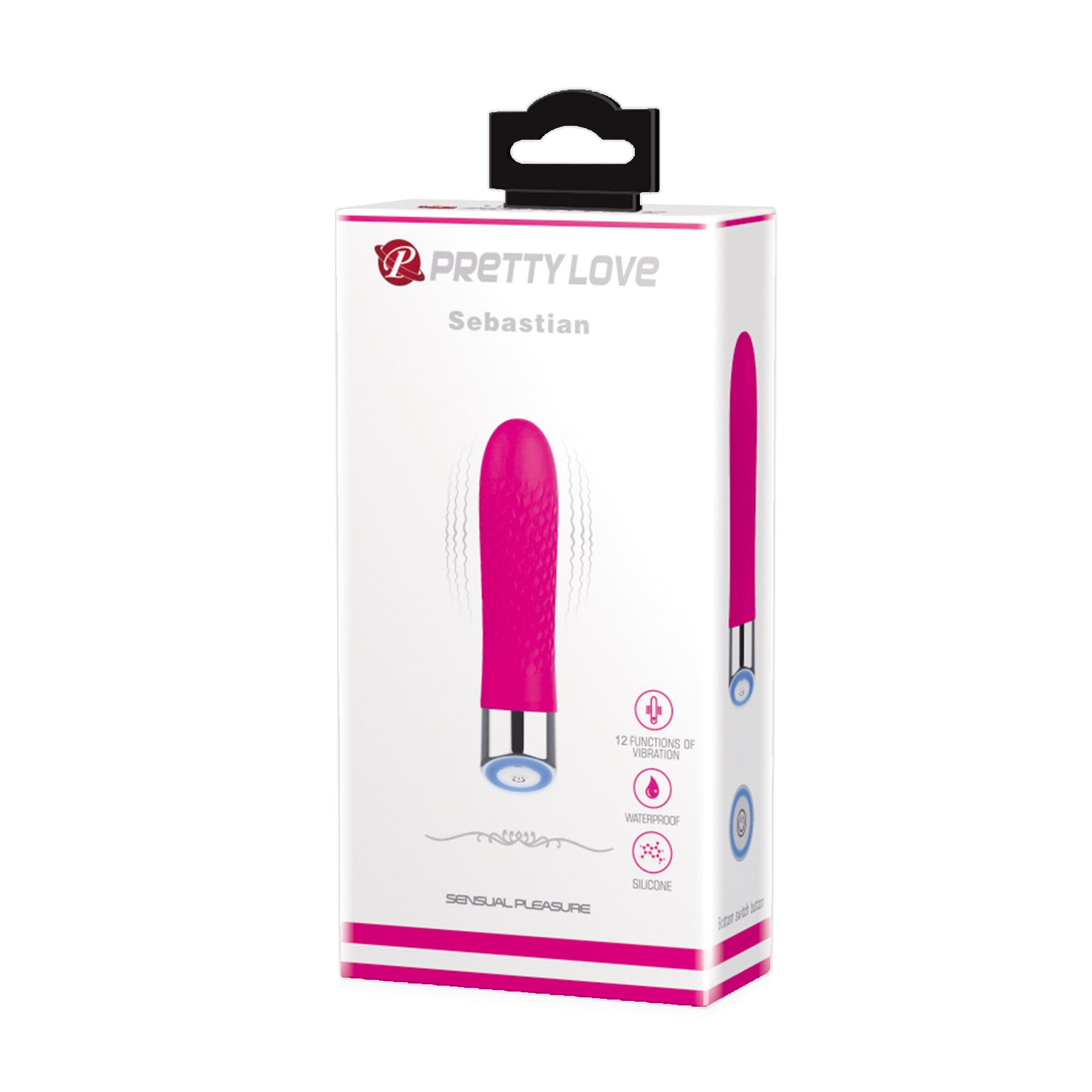 Baile Sebastian Textured Silicone Bullet Vibrator Bullet Vibrators