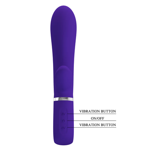 Baile Pretty Love THOMAS Soft Silicone Rabbit Vibrator - Rabbit Vibrators
