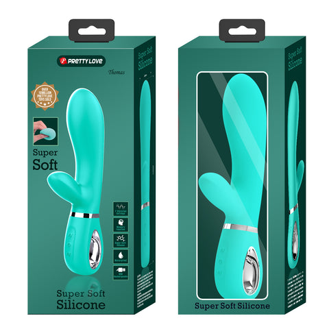 Baile Pretty Love THOMAS Soft Silicone Rabbit Vibrator - Rabbit Vibrators