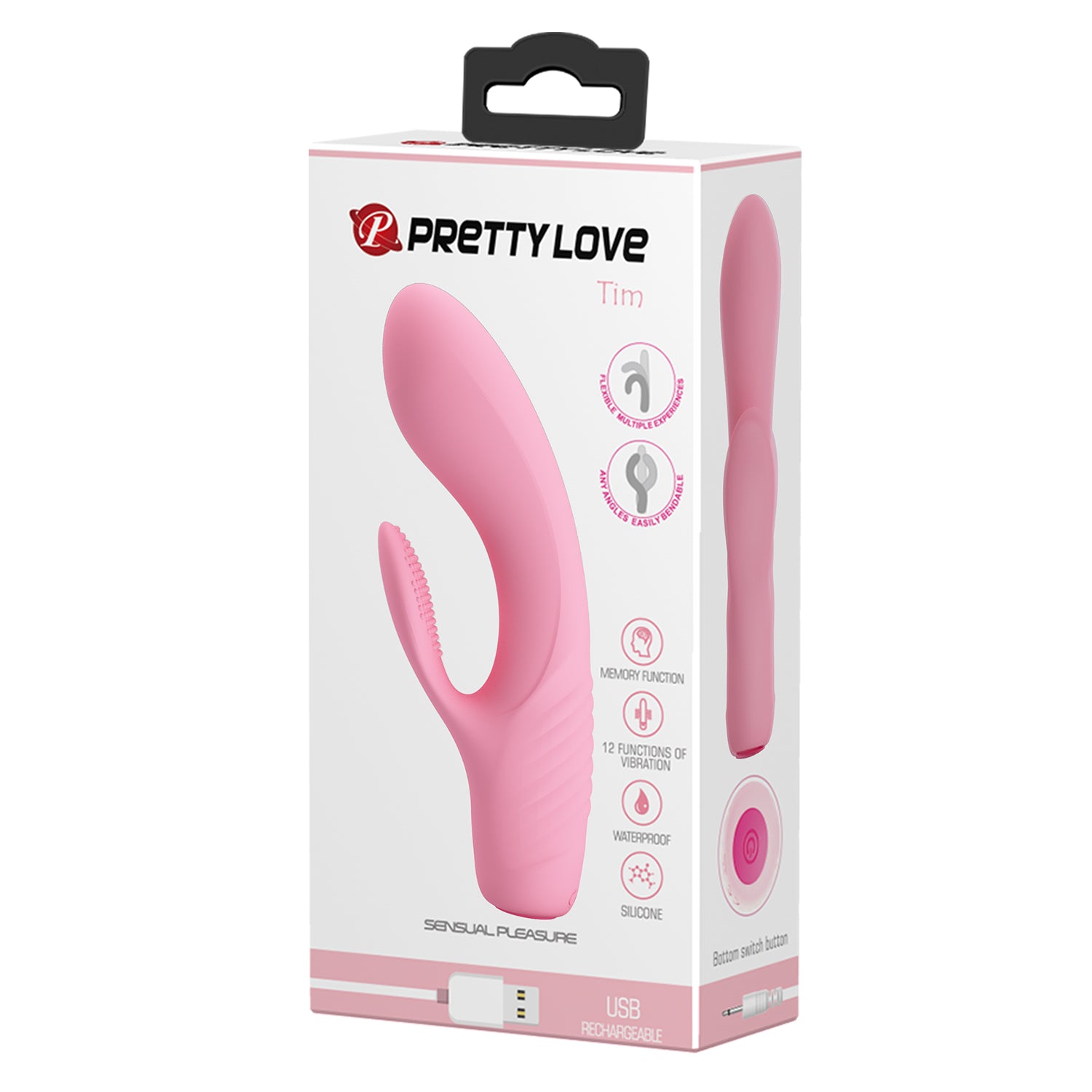 Baile Tim Rechargeable Rabbit Style G Spot Vibrator Rabbit Vibrators