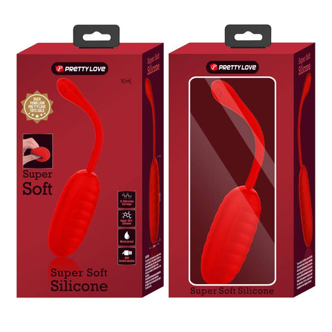 Pretty Love Kirk Super Soft Silicone Vibrating Love Egg Massager - Love Eggs and Kegel Exercisers