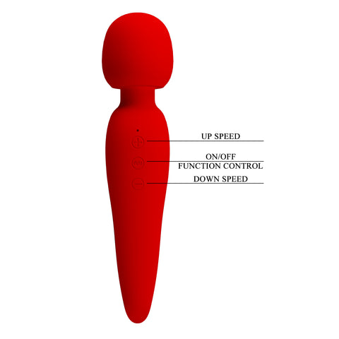 Baile Pretty Love MEREDITH Silicone Body Wand Vibrator - Body Wands