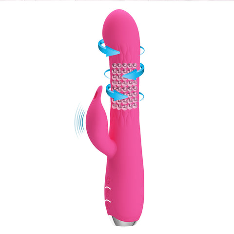 Party Up ERIC Rotating Beads Rabbit Vibrator - Rabbit Vibrators