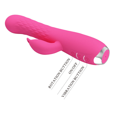 Party Up ERIC Rotating Beads Rabbit Vibrator - Rabbit Vibrators