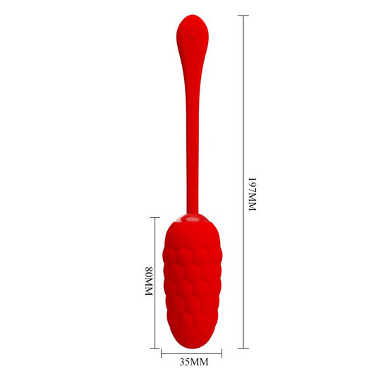 Pretty Love Marina Super Soft Silicone 12 Functions Vibrating Love Egg - Love Eggs and Kegel Exercisers